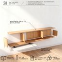 Ver imagem 2 de Rack Suspenso Tower 155cm para TV até 55 Polegadas Byhouse