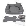 Enxoval Cama de Cachorro Impermeável com Zíper Pandora - Gg - Graffite - 1