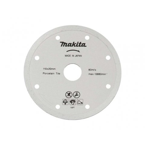 Disco Diamantado Makita 110x20mm P/ Porcelanato B-22919 Blis