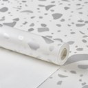 Ver imagem 1 de PAPEL DE PAREDE IMPORTADO GRANILITE PRATA