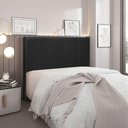 Ver imagem 5 de Cabeceira Cama Box Casal Queen Anya Estofada em Mdf-mdp Veludo Preto Loja Sheep