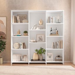 Estante Livreiro Multiuso com 11 Nichos Odelia - 1