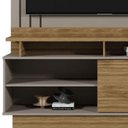 Ver imagem 4 de Estante Painel Home para Tv 55" Goiás Grigio Fosco/amêndoa- Mabe Magazine