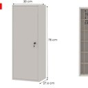 Ver imagem 4 de Armário Porta Celular com Chave para Escritório