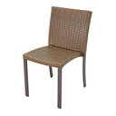 Ver imagem 2 de Conjunto de Mesa com 4 Cadeiras em Alumínio e Fibra Sintética para Jardim