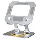 Ver imagem 3 de Suporte Mesa Notebook Tablet Celular 360 Graus Aço Carbono Dobravel Giratorio Ajustavel Laptop Antid