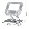 Suporte Mesa Notebook Tablet Celular 360 Graus Aço Carbono Dobravel Giratorio Ajustavel Laptop Antid - 9