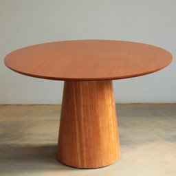 Mesa de Jantar Base Cone em Madeira Laminada 90cm - 2