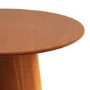Ver imagem 5 de Mesa de Jantar Base Cone em Madeira Laminada 90cm Marrom/Cinamomo