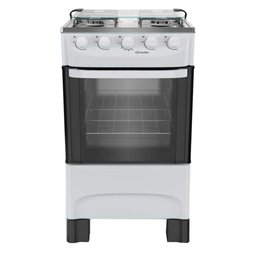 Fogão À Gás Mueller Mfi4ba 4 Bocas Forno 48,1l Manual - Branco - 1