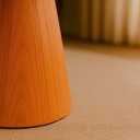 Ver mais imagens de Mesa de Jantar Base Cone em Madeira Laminada 100cm Lyon Marrom/Amadeirado