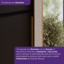 Ver mais imagens de Guarda Roupa Spazio 3 Portas Deslizantes com Aplique Ripado 2 Gavetas e Pés em Abs Espresso Móveis