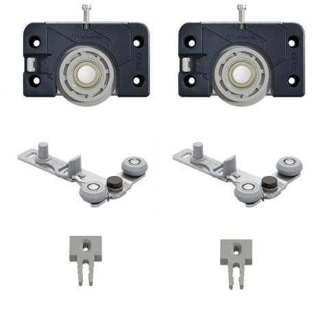 Kit para Porta de Correr Ro 62 4025 Or Sobreposto 60kg 1 Porta Rometal Unitário