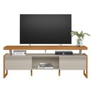 Ver imagem 2 de Rack para Tv até 70 Polegadas Acri com 2 Portas - Nature / Off White