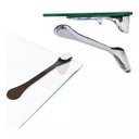 Ver mais imagens de Suporte para Prateleira Pelicano Cinza - 02un