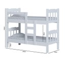 Ver imagem 2 de Beliche Perola + 02 Colchões D20 88x188x12 Cor Branco