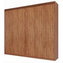 Ver imagem 3 de Guarda-Roupa Casal 6 Portas com Espelho Interno Giratório 235cm 100% MDF Turim Espresso Móveis Marrom/Cinamomo