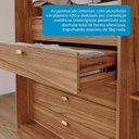 Ver imagem 7 de Guarda-Roupa Casal 6 Portas com Espelho Interno Giratório 235cm 100% MDF Turim Espresso Móveis Marrom/Cinamomo