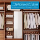 Ver mais imagens de Guarda-Roupa Casal 6 Portas com Espelho Interno Giratório 235cm 100% MDF Turim Espresso Móveis Marrom/Cinamomo