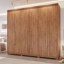 Ver imagem 2 de Guarda-Roupa Casal 6 Portas com Espelho Interno Giratório 235cm 100% MDF Turim Espresso Móveis