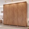 Guarda-Roupa Casal 6 Portas com Espelho Interno Giratório 235cm 100% MDF Turim Espresso Móveis - 2