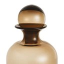 Ver imagem 2 de Garrafa de Vidro Decorativa Esférica Âmbar 29x16 cm Mart Moas 17360