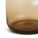 Ver imagem 3 de Garrafa de Vidro Decorativa Esférica Âmbar 29x16 cm Mart Moas 17360