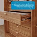 Ver imagem 7 de Guarda-Roupa Casal 6 Portas com Espelho Interno Giratório 235cm 100% MDF Turim Espresso Móveis