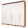 Guarda-Roupa Casal 6 Portas com Espelho Interno Giratório 235cm 100% MDF Turim Espresso Móveis - 3