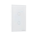 Ver imagem 2 de Kit 4 Interruptores Touch Inteligente Wi-fi 2 Teclas Eiw 1002 Branco Intelbras