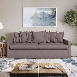 Sofá com Capa 100% Removível e Lavável Enseada 220cm - 1