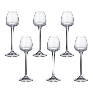 Jogo com 6 Taças de Cristal para Licor 70 Ml Anser Bohemia