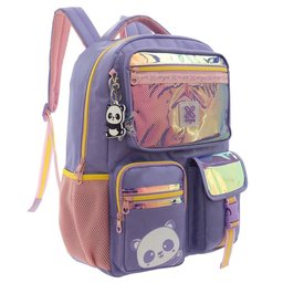 Mochila de Costas 16" Utility Panda Lilás - Xeryus - 2