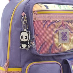 Mochila de Costas 16" Utility Panda Lilás - Xeryus - 4