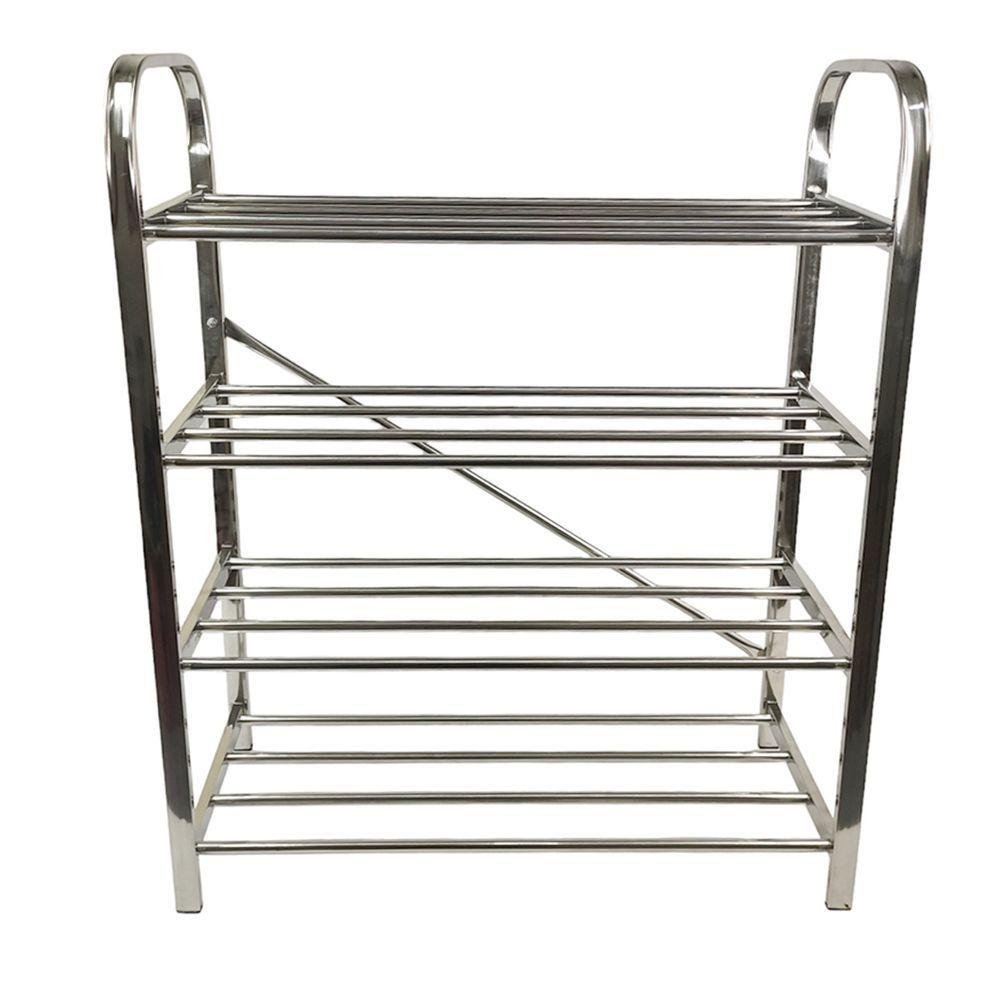 Sapateira Prateleira 4 Andares Inox 12 Pares Tenis Sandalia Calçado Sapato Organizaçao - 2