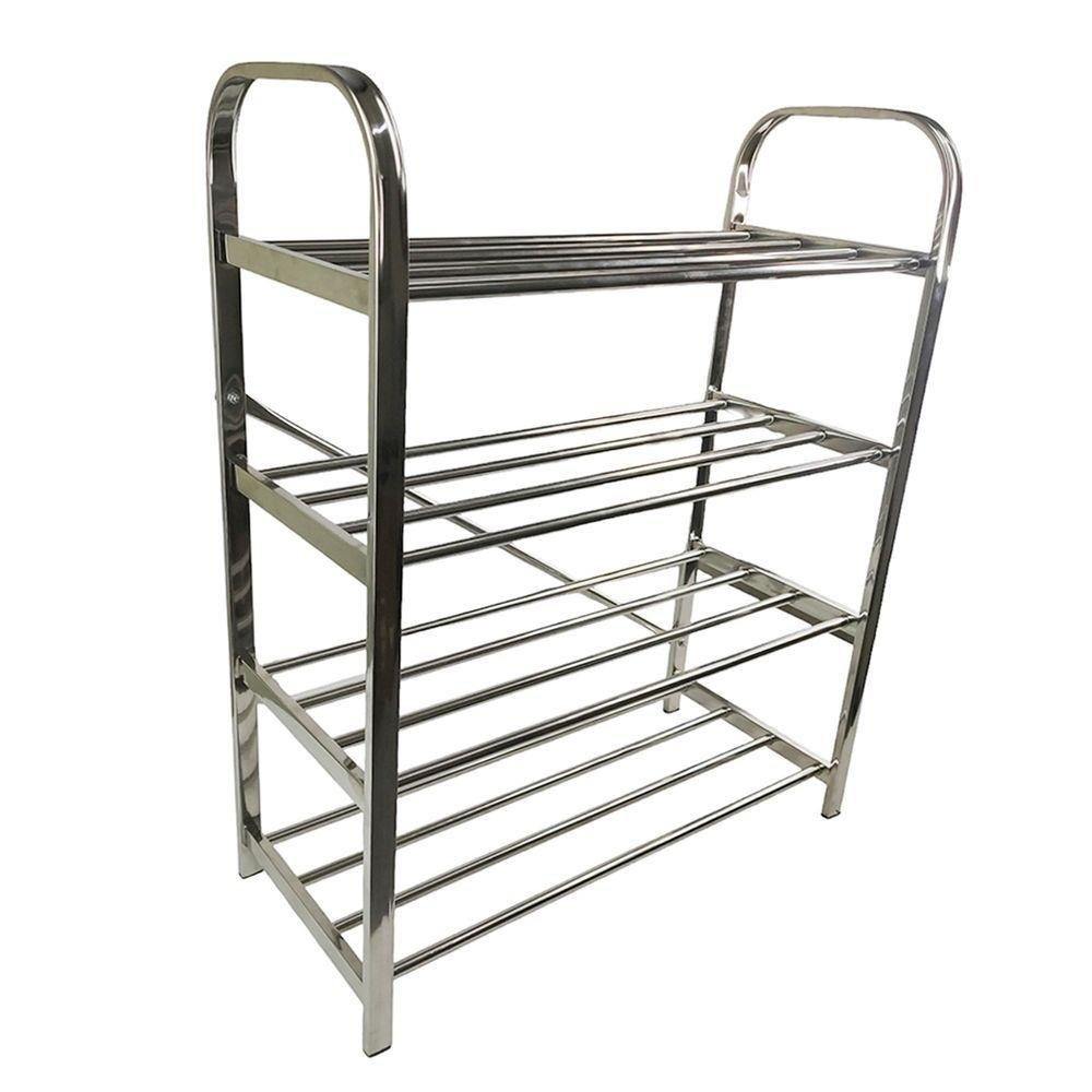 Sapateira Prateleira 4 Andares Inox 12 Pares Tenis Sandalia Calçado Sapato Organizaçao - 10