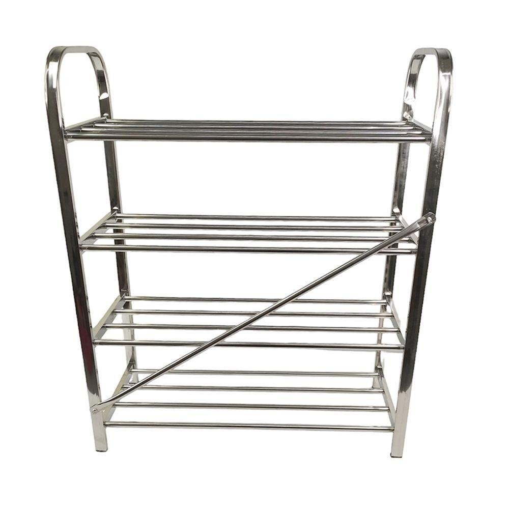 Sapateira Prateleira 4 Andares Inox 12 Pares Tenis Sandalia Calçado Sapato Organizaçao - 3