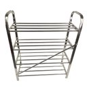 Ver imagem 6 de Sapateira Prateleira 4 Andares Inox 12 Pares Tenis Sandalia Calçado Sapato Organizaçao