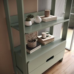 Estante Elvis com 2 Gavetas 100% Mdf - 5