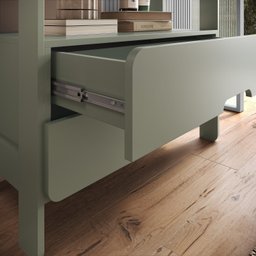 Estante Elvis com 2 Gavetas 100% Mdf - 4