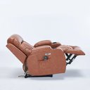 Ver imagem 7 de Poltrona do Papai Reclinável Elétrica Austin com Massagem Aquecimento e Porta Copos Entrada USB/USB-