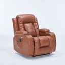 Ver imagem 1 de Poltrona do Papai Reclinável Elétrica Austin com Massagem Aquecimento e Porta Copos Entrada USB/USB-
