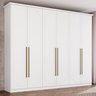 Guarda Roupa Casal Nova York 6 Portas com Amortecimento 6 Gavetas com Usinagem Espresso Móveis - 2