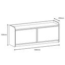 Ver imagem 4 de Sapateira Dália 2 Portas Basculantes 130cm