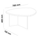 Ver imagem 6 de Mesa de Centro para Sala de Estar 76 Cm 4455 Pinho Arly
