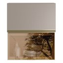 Ver imagem 1 de Armário Aéreo 2 Portas MDF Reflecta Basculante 60cm Proença Bege/Nogueira/Nude Prime
