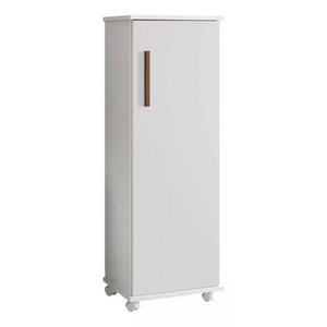 Armário Multiuso Olinda 1 Porta Prateleira Interna C/rodízios Arte Móveis