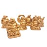 Kit Mini Budas Da Sorte Alegria e Prosperidade Enfeite 3cm - 5