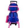 Kit Mochila Infantil com Rodinhas Meninas Princesas Bolsa Escolar Estojo e Lancheira Térmica Rosa - 6