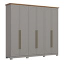 Ver imagem 3 de Guarda Roupa Casal Nova York 6 Portas com Amortecimento 6 Gavetas com Usinagem Espreso Móveis